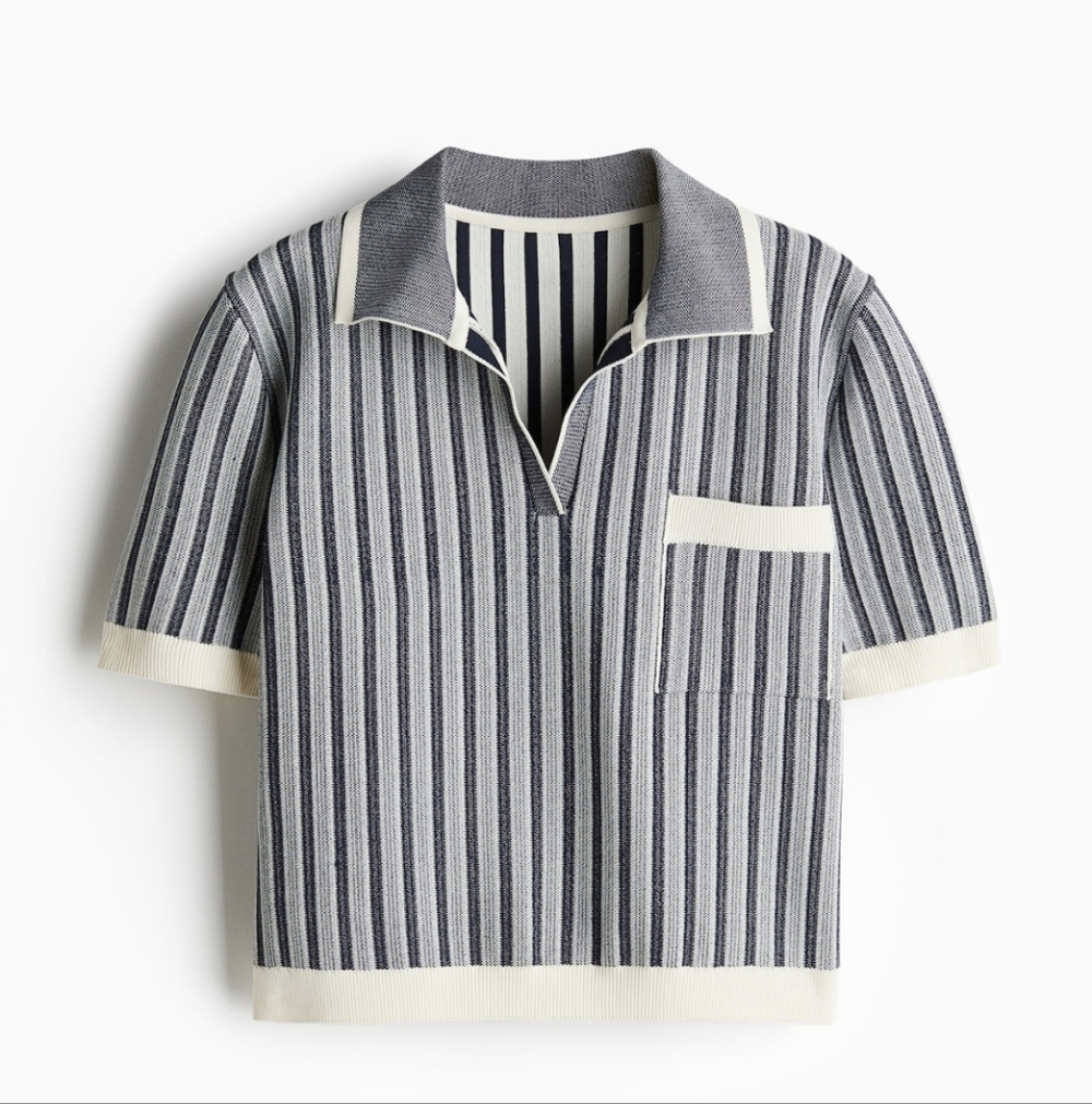Rib Knit Polo